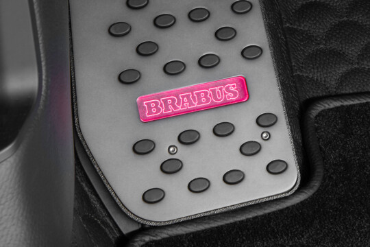 Fußstütze Aluminium beleuchtet