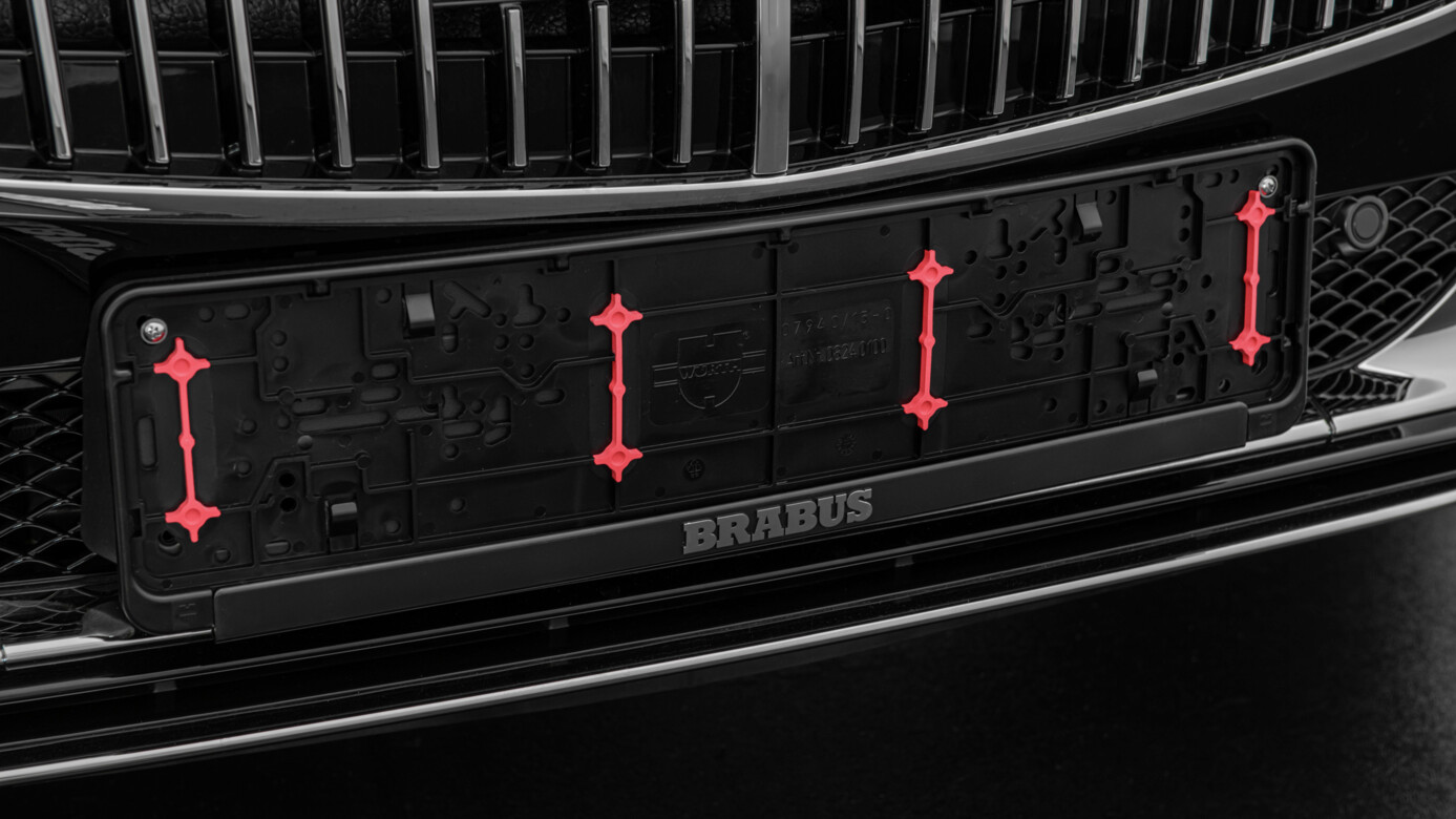 License plate holder 1