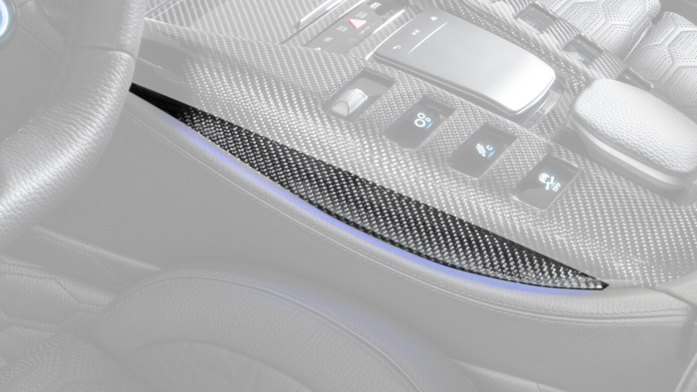 Carbon Center Console Side Insert 0