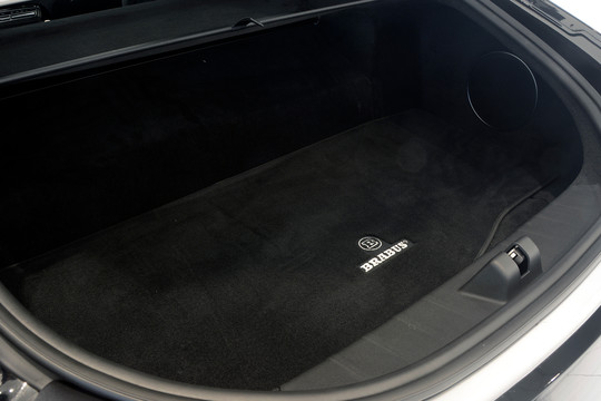 Velour trunk mat