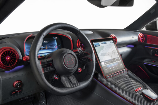 Glazed trim parts interior