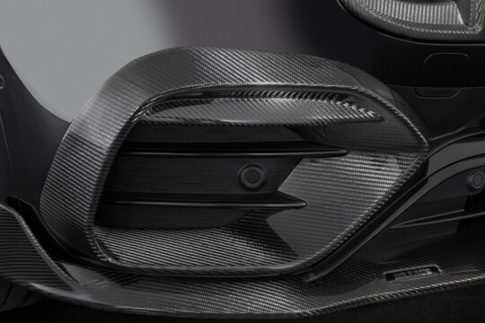  Carbon front fascia attachments