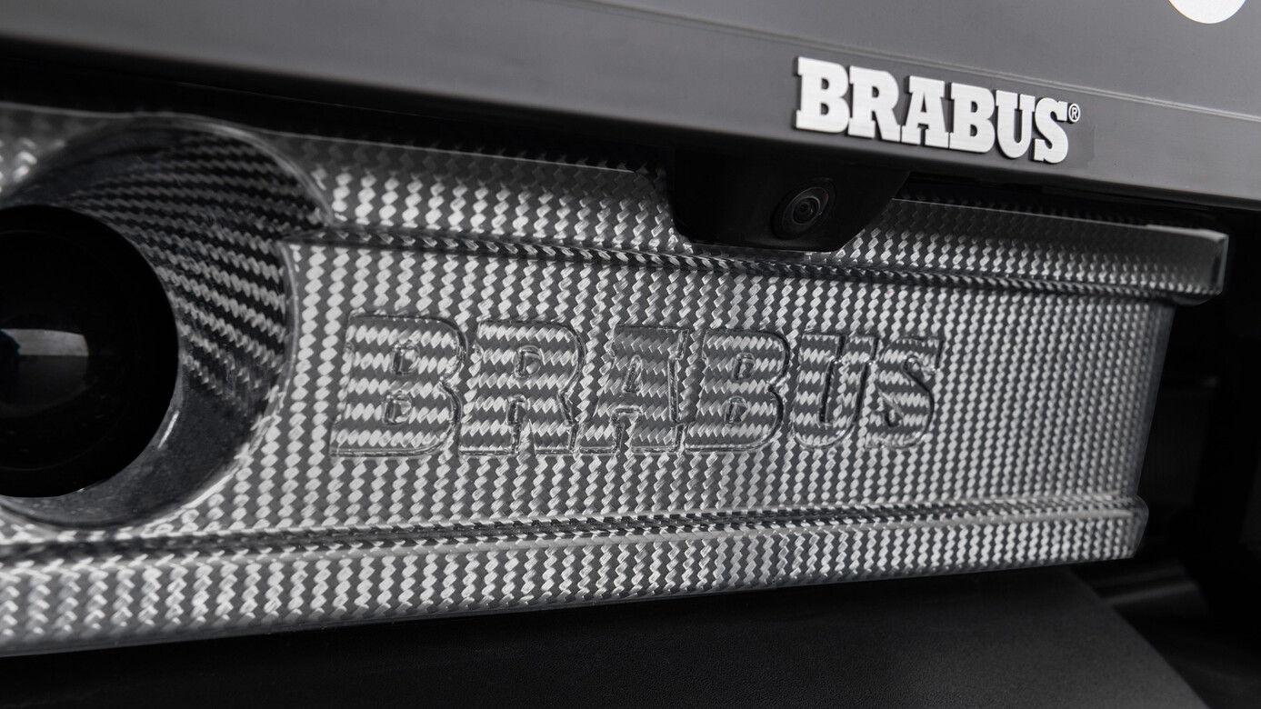 Frontschürzenaufsatz Mitte Carbon 0