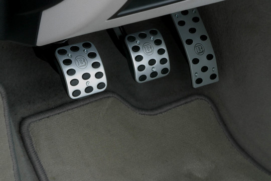 Aluminum pedal pads manual transmission